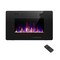 Edendirect 30'' Wall Mounted Electric Fireplace, Black, Low Noise, Remote Control, Timer, Touch Screen 830C3U - alternate 3